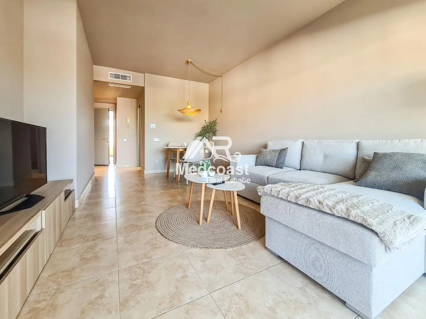 Living room of Flat for sale in Vera  with Air Conditioner, Terrace and Storage room