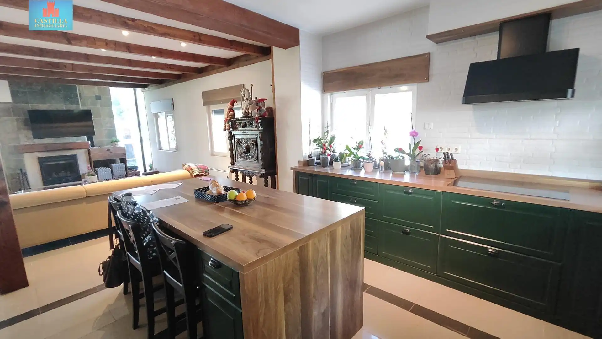 Cocina de Finca rústica en venta en Muñopepe con Calefacción, Jardín privado y Trastero