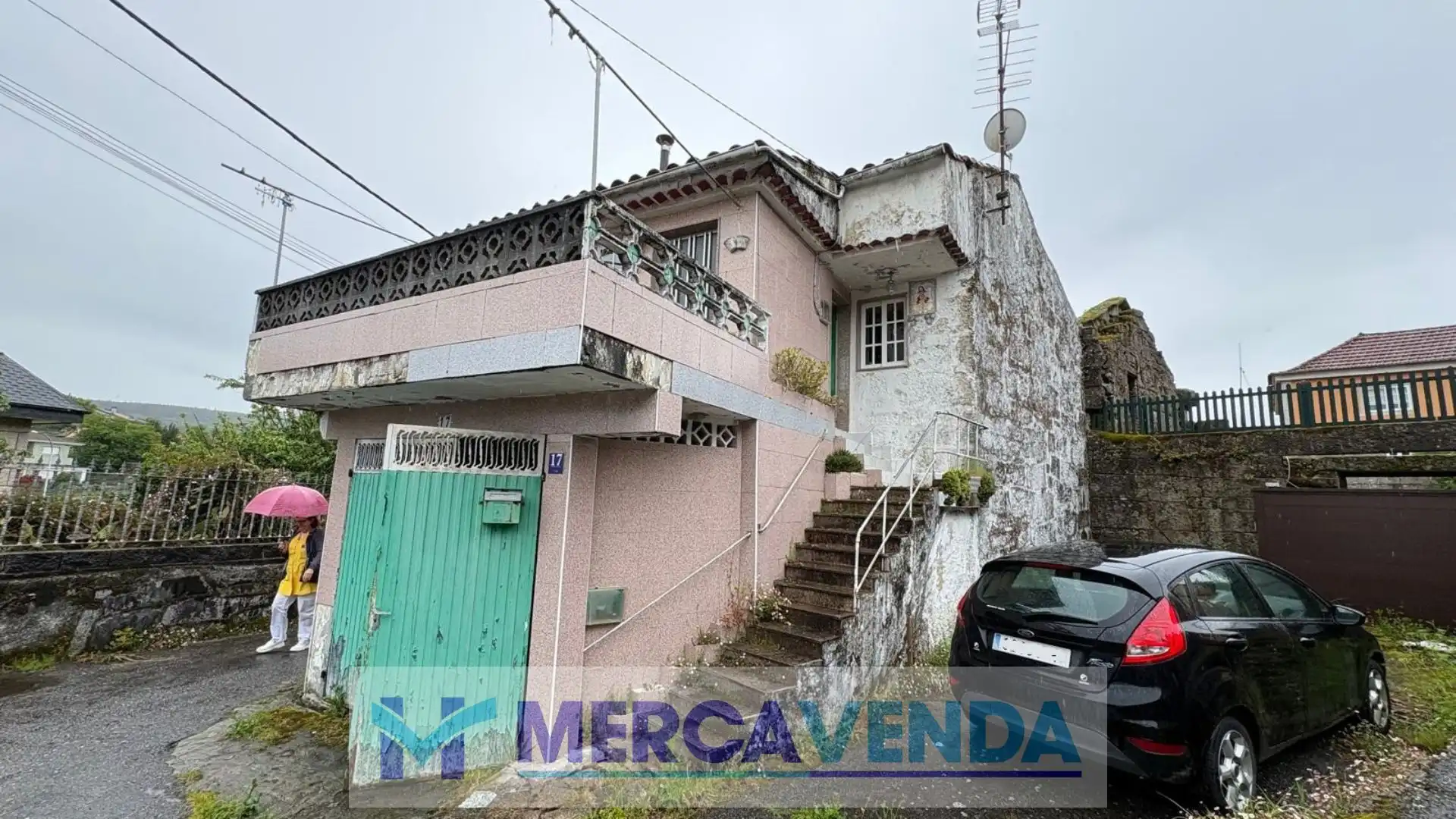 Vista exterior de Casa o chalet en venta en Covelo con Terraza y Amueblado