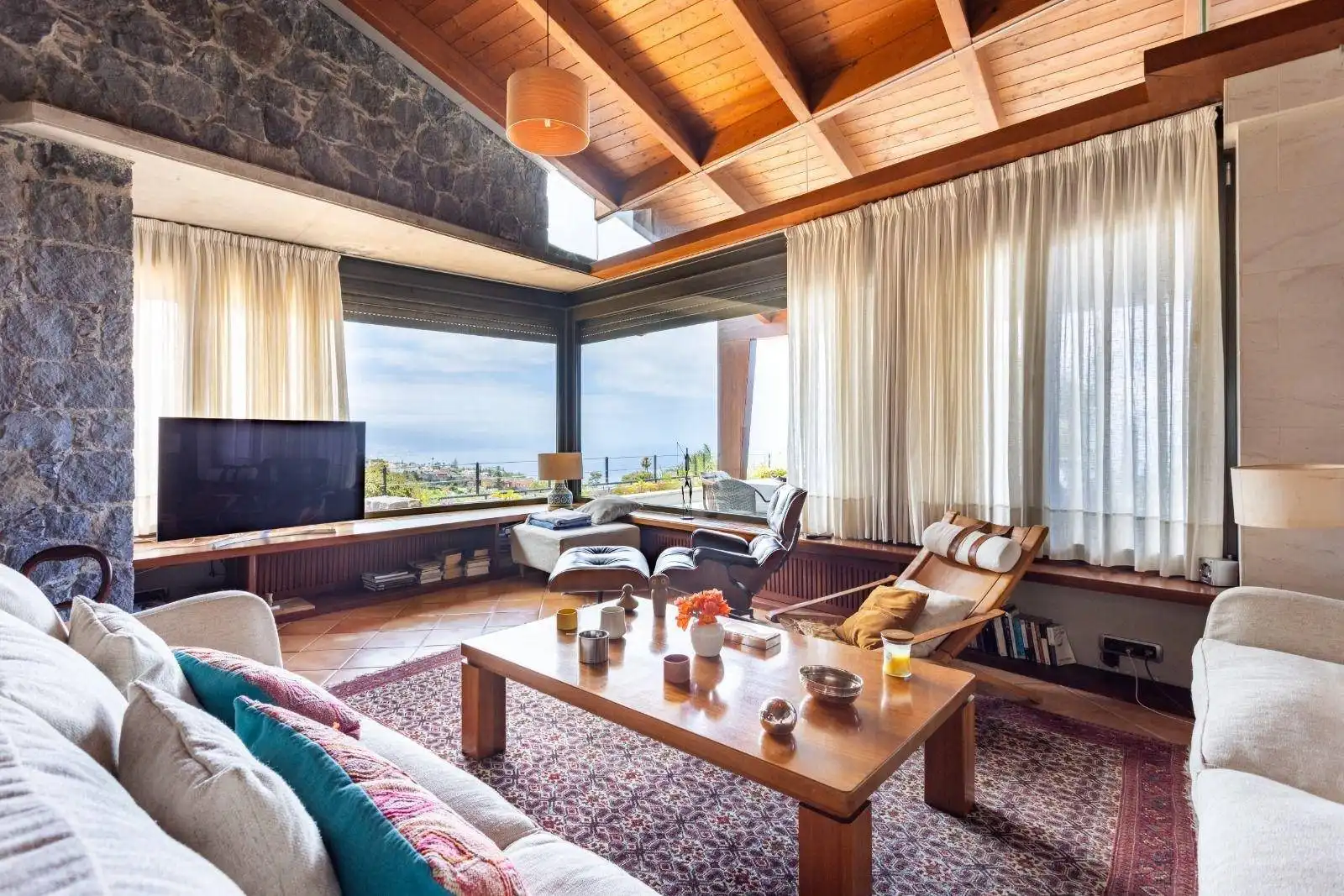 Sala de estar de Casa o chalet en venta en Tacoronte con Calefacción, Jardín privado y Terraza