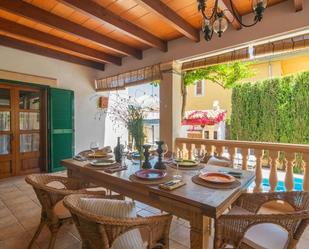 Terrassa de Casa adosada de lloguer en Bunyola amb Aire condicionat i Piscina