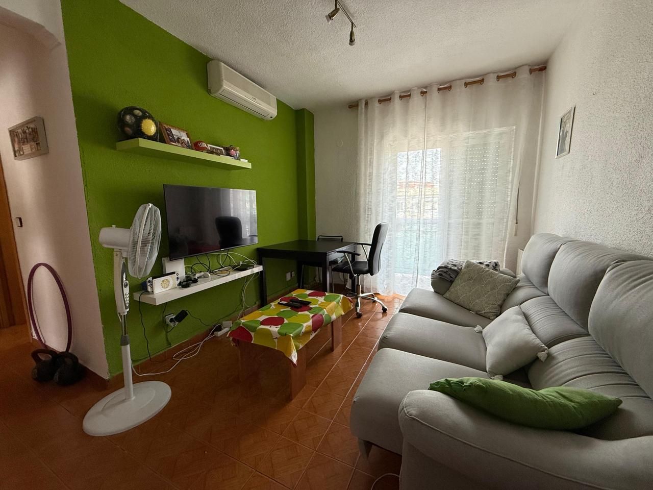 Living room of Flat for sale in  Madrid Capital  with Air Conditioner, Heating and Terrace
