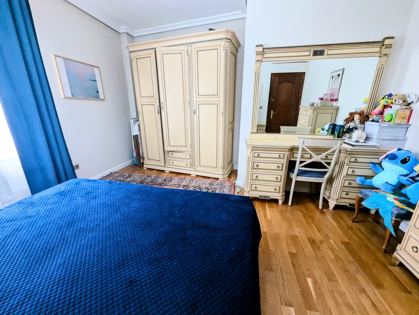 Bedroom of Houses for sale in Villamuriel de Cerrato  with Heating, Furnished and Balcony