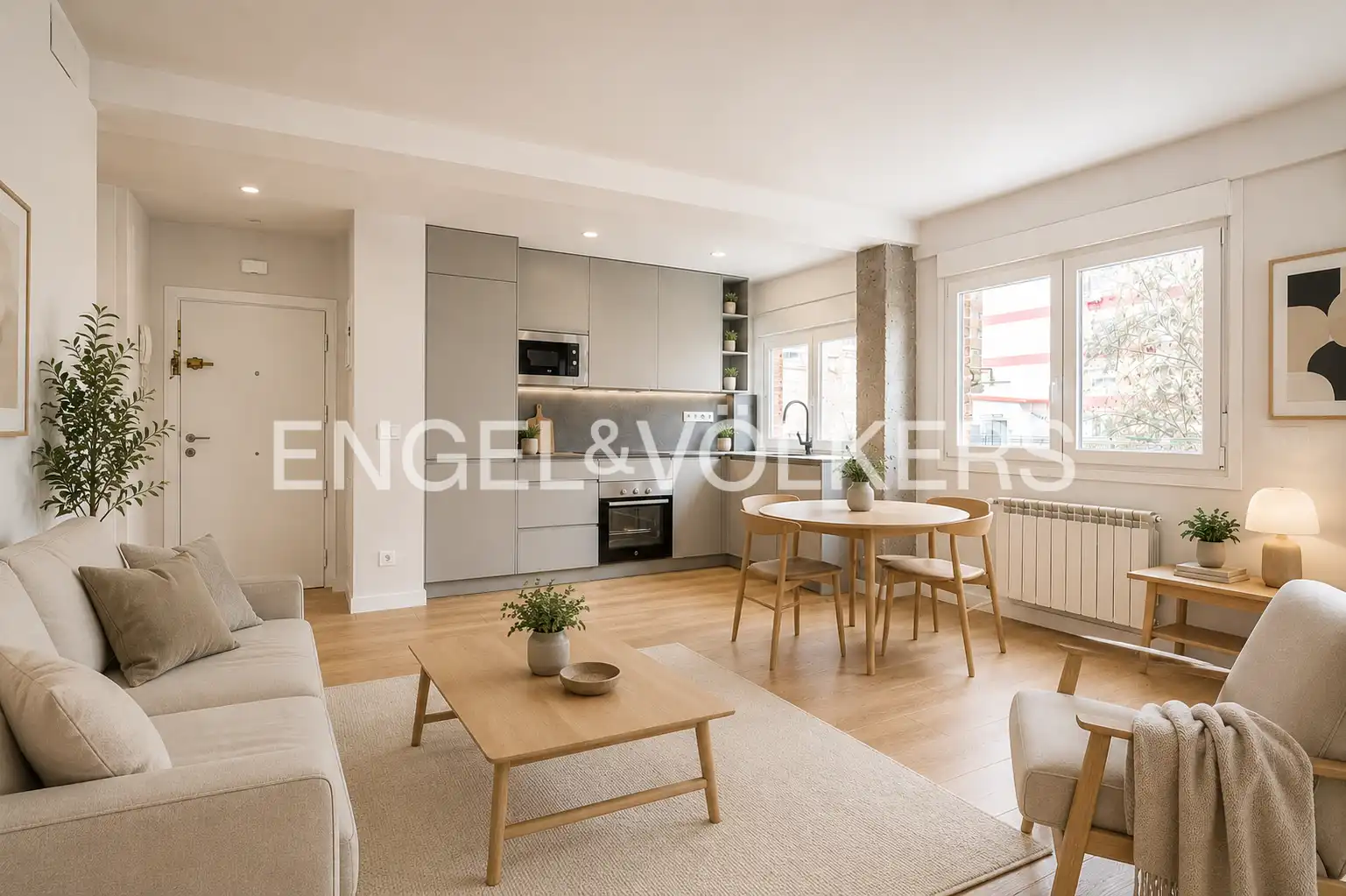 Living room of Flat for sale in Madrid  with Air Conditioner and Heating