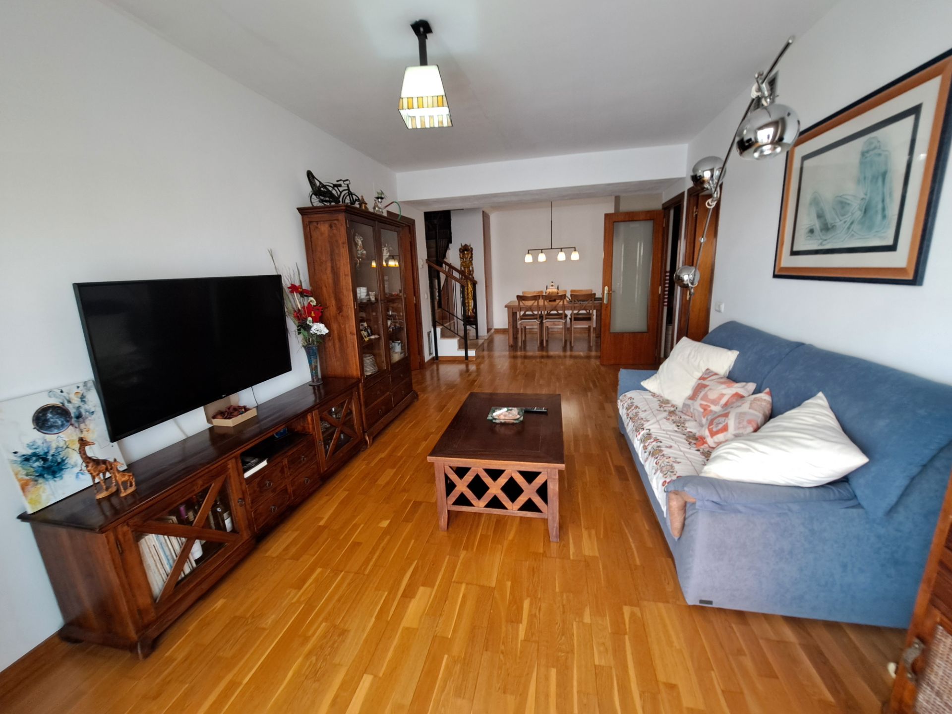 Living room of Attic for sale in Mataró  with Air Conditioner, Heating and Parquet flooring