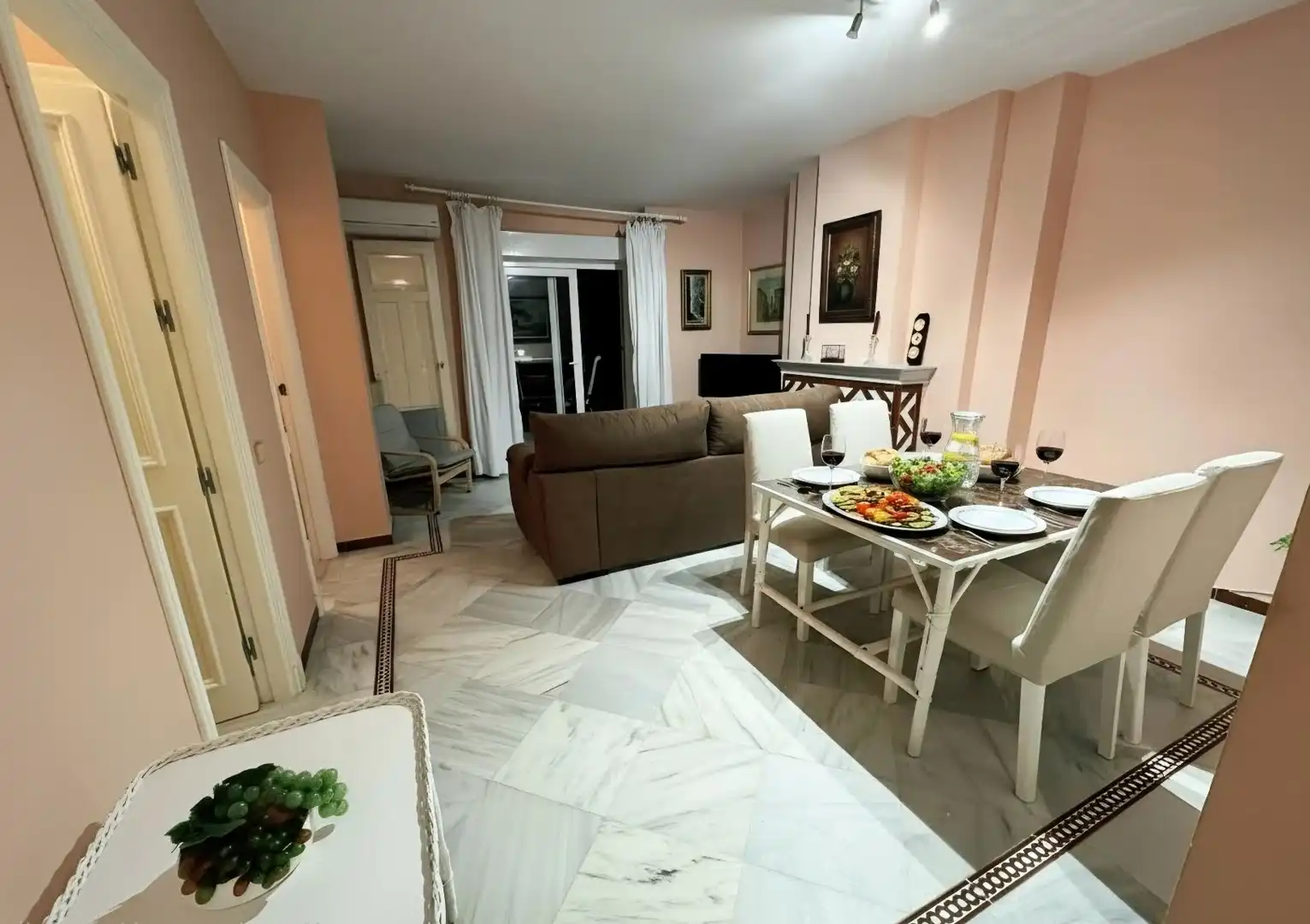 Dining room of Flat for rent in El Puerto de Santa María  with Air Conditioner, Terrace and Furnished