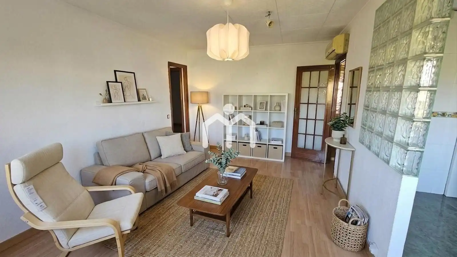 Sala de estar de Ático en venta en Montgat con Aire acondicionado, Calefacción y Parquet