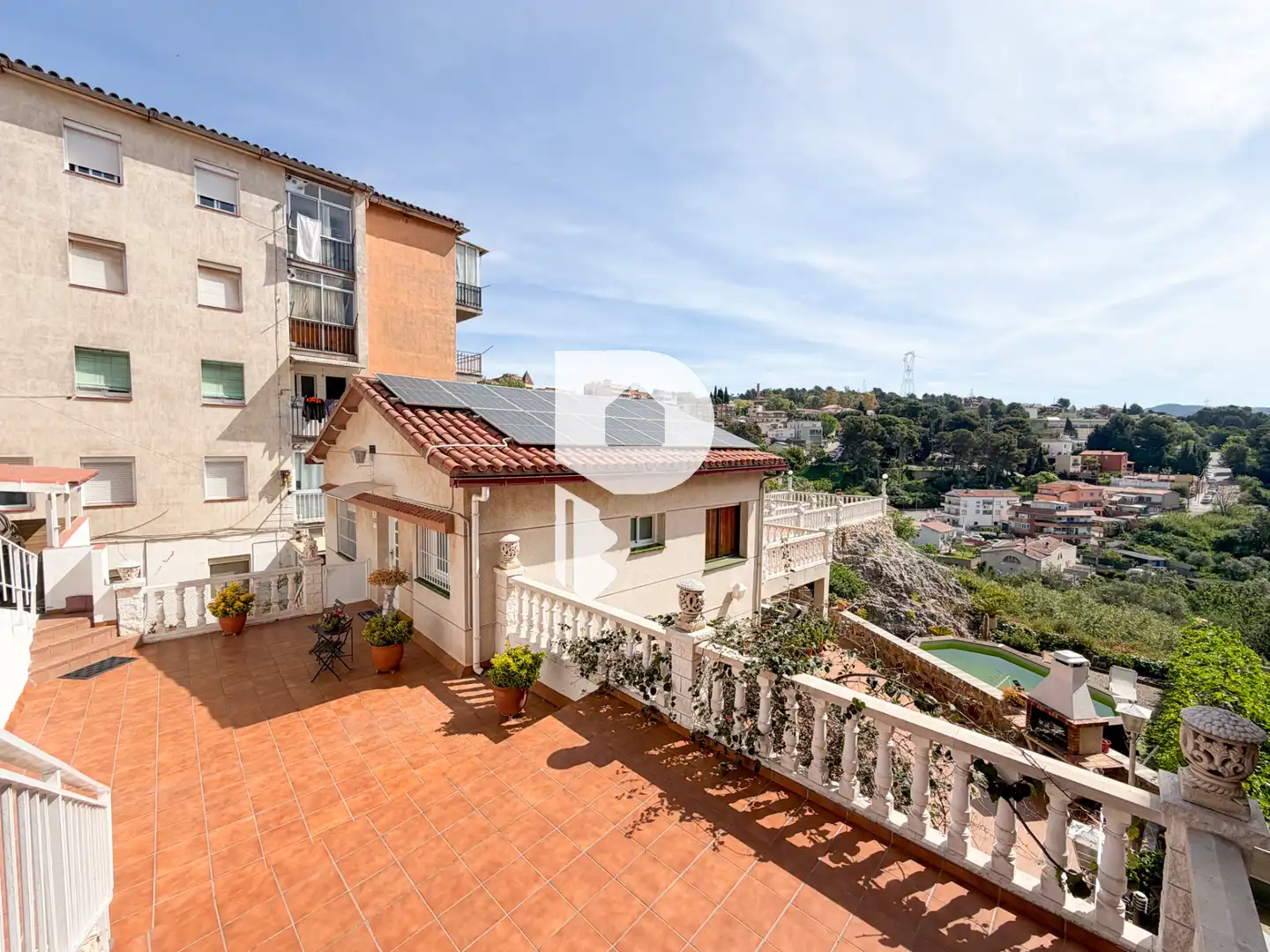 Terrassa de Casa o xalet en venda en El Papiol amb Aire condicionat, Calefacció i Jardí privat