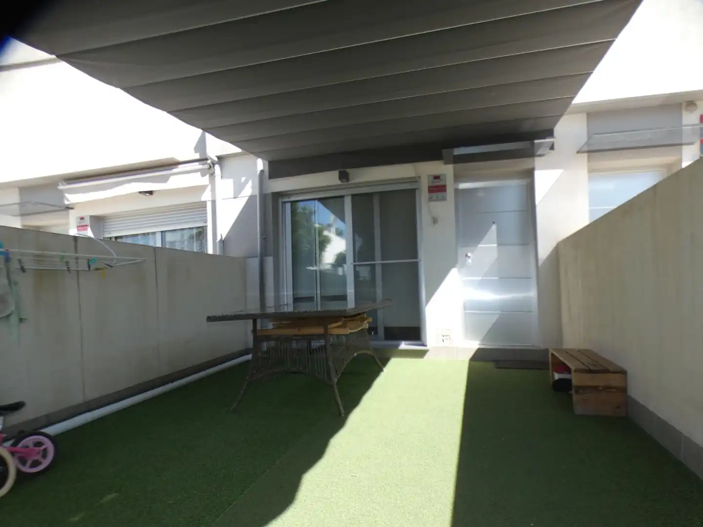 Terraza de Casa adosada en venta en San Pedro del Pinatar con Aire acondicionado, Calefacción y Jardín privado