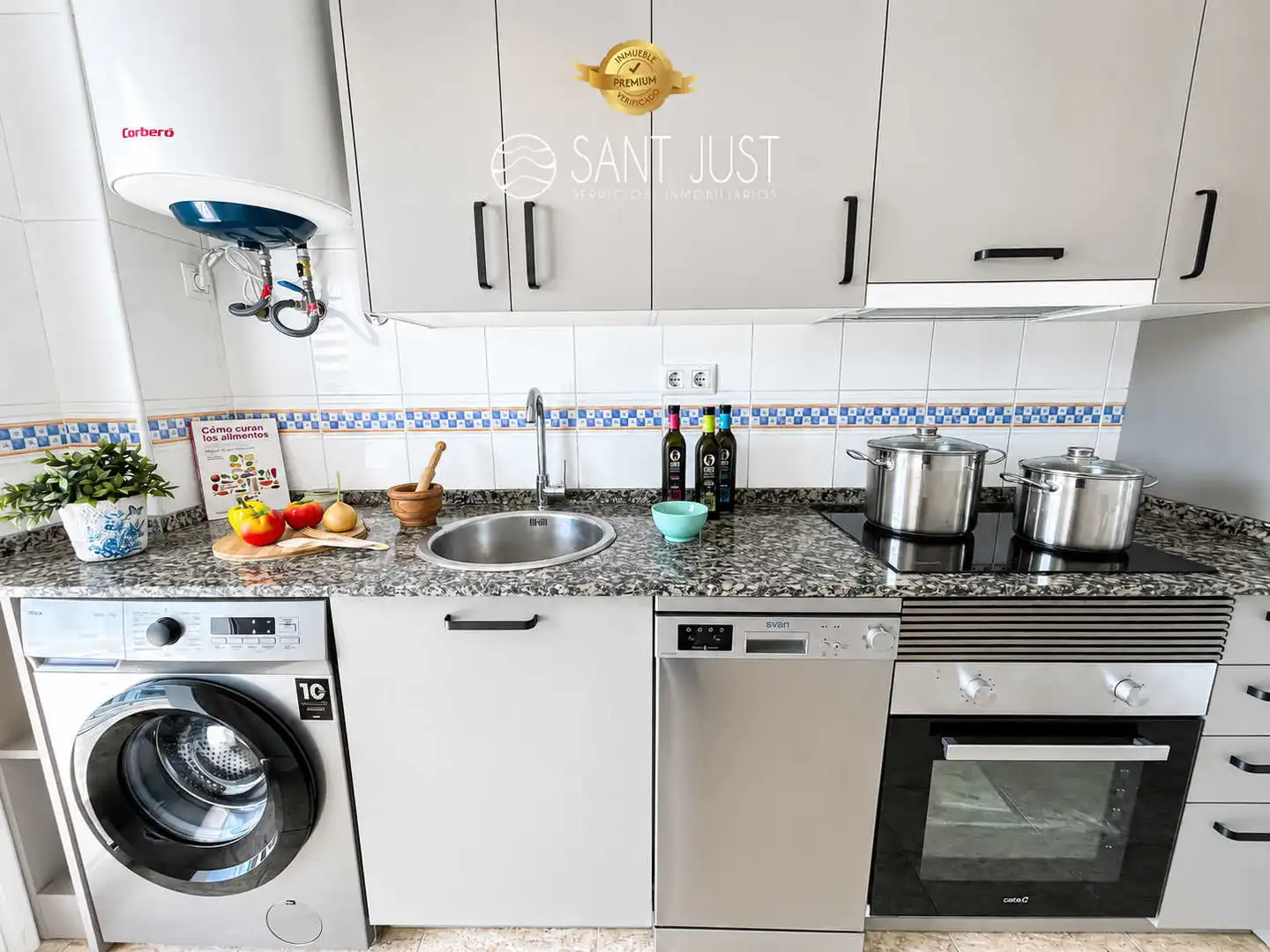 Cocina de Ático en venta en Salou con Aire acondicionado, Terraza y Amueblado