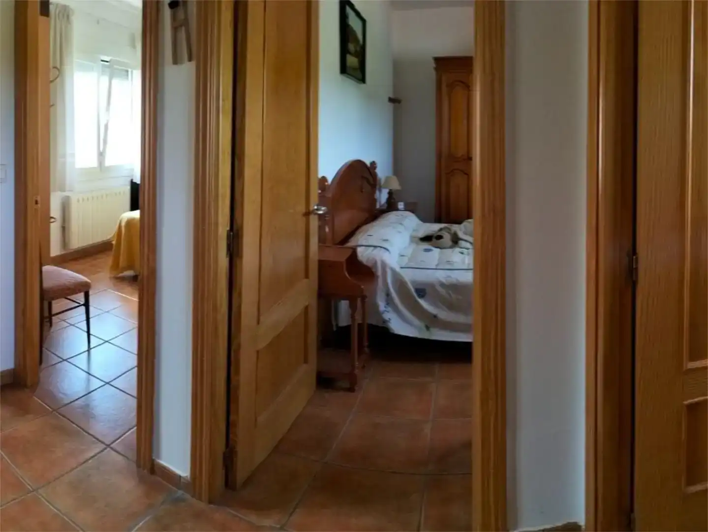 Dormitori de Casa adosada en venda en Pedroso de Acim amb Aire condicionat