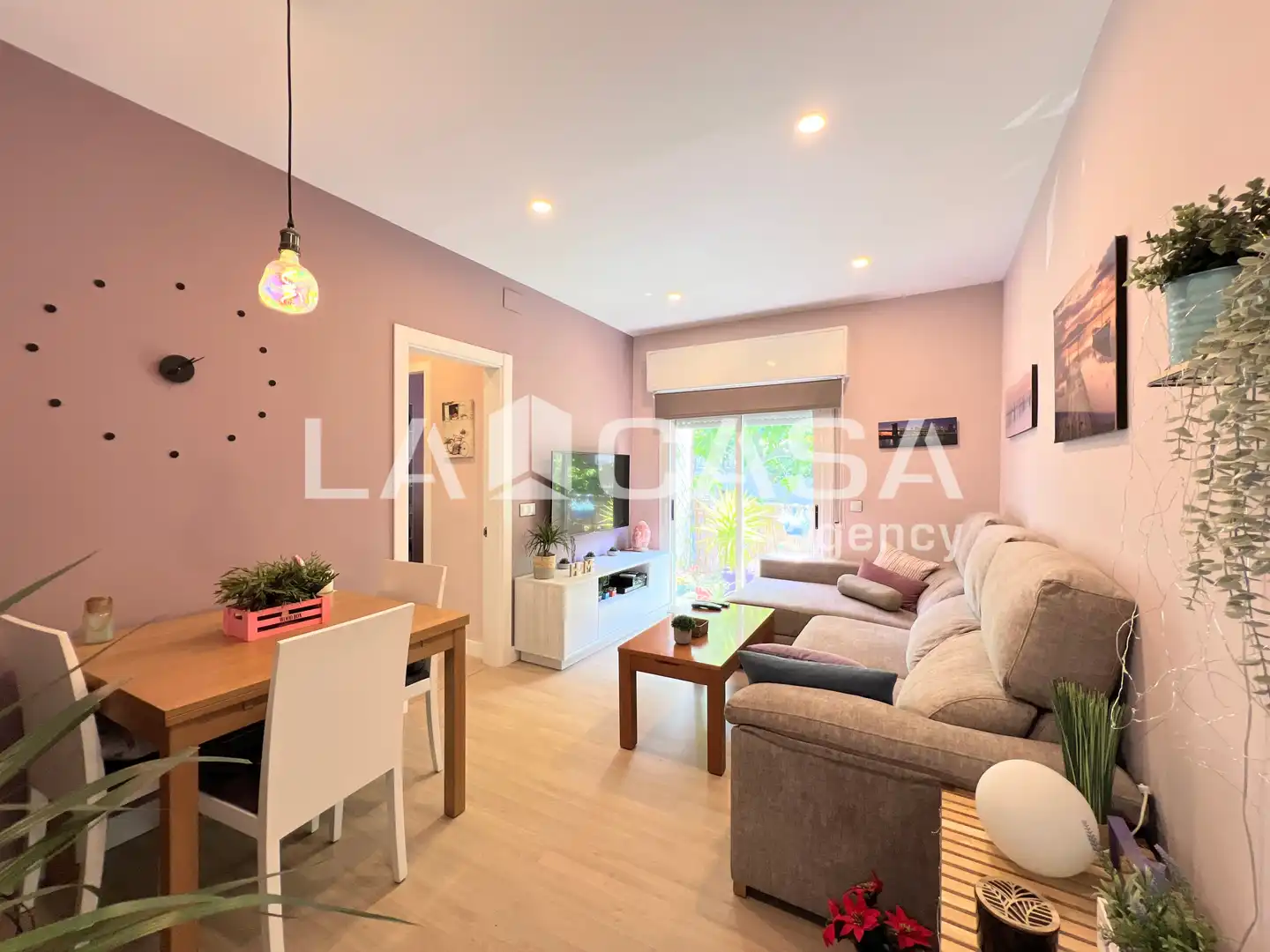 Wohnzimmer von Wohnung zum Verkauf in Badalona mit Balkon