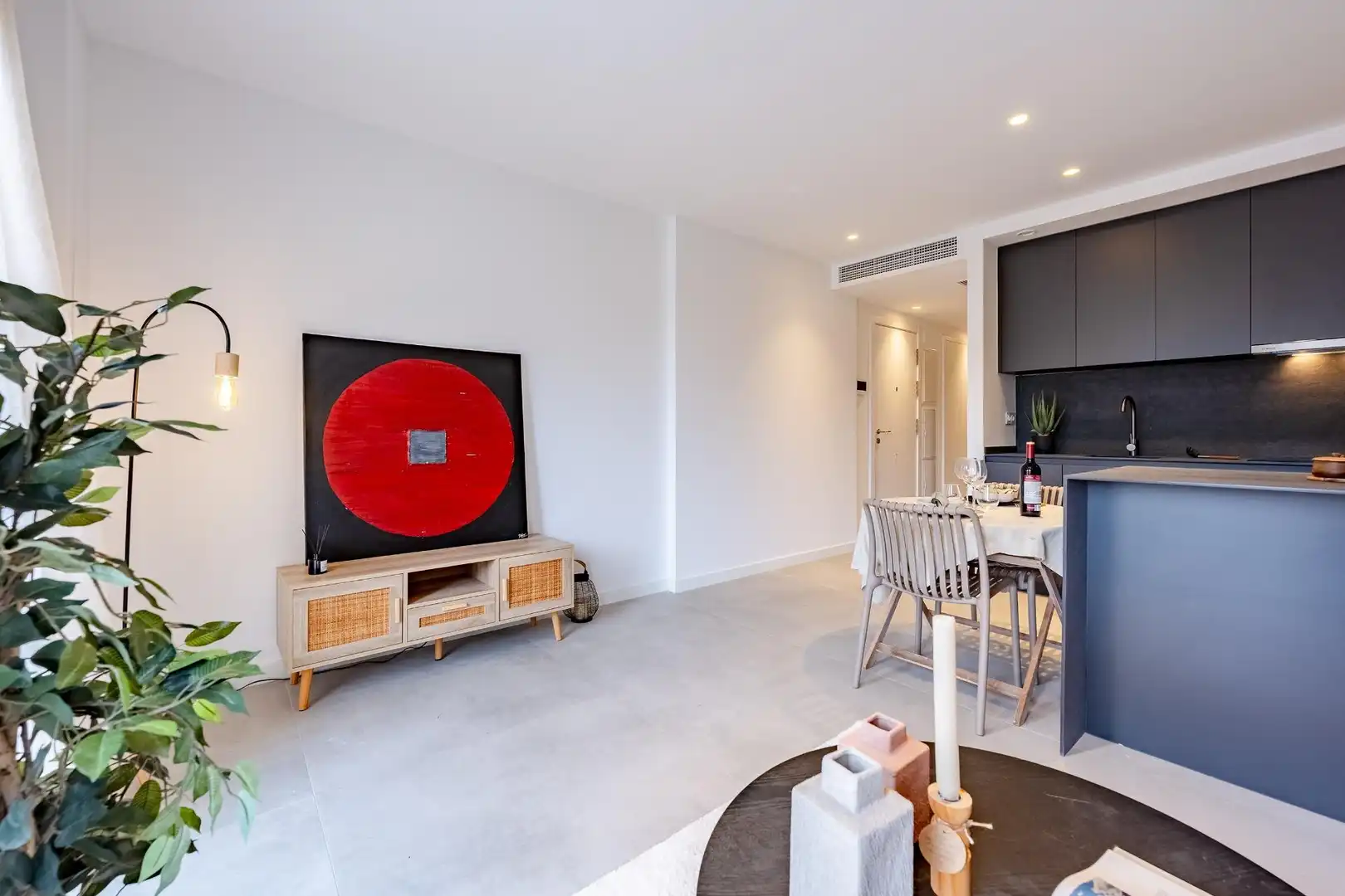 Sala de estar de Piso en venta en Barcelona con Aire acondicionado, Calefacción y Parquet