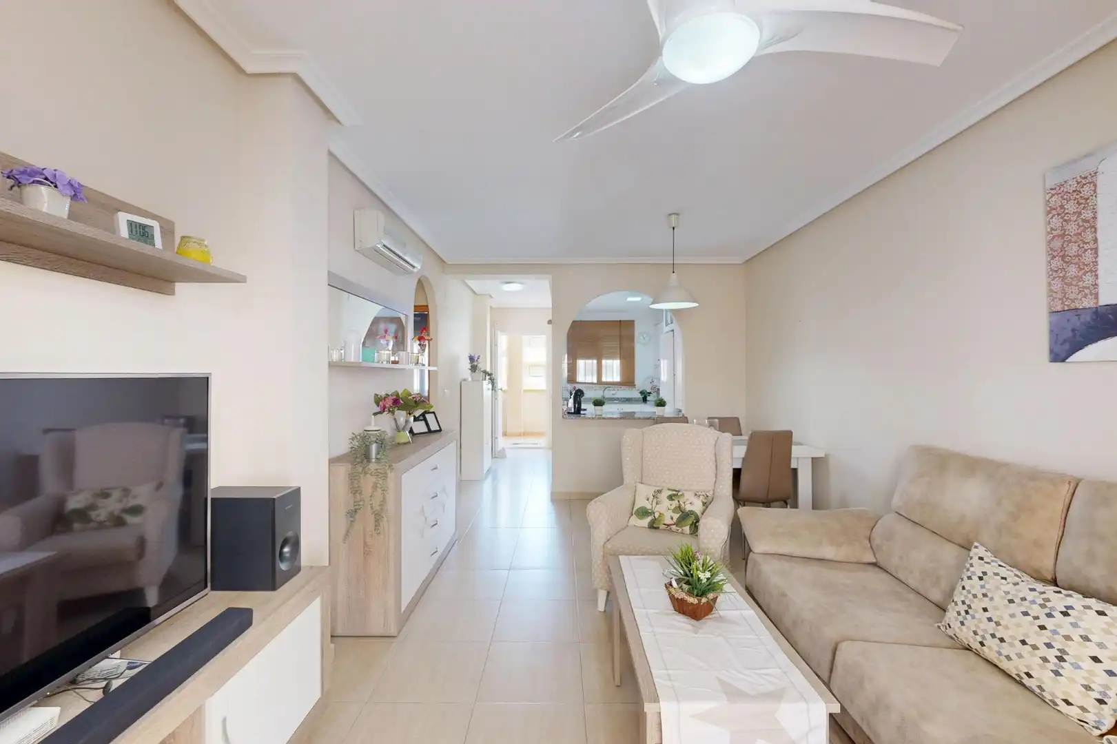 Sala de estar de Apartamento en venta en Cartagena con Aire acondicionado, Calefacción y Jardín privado