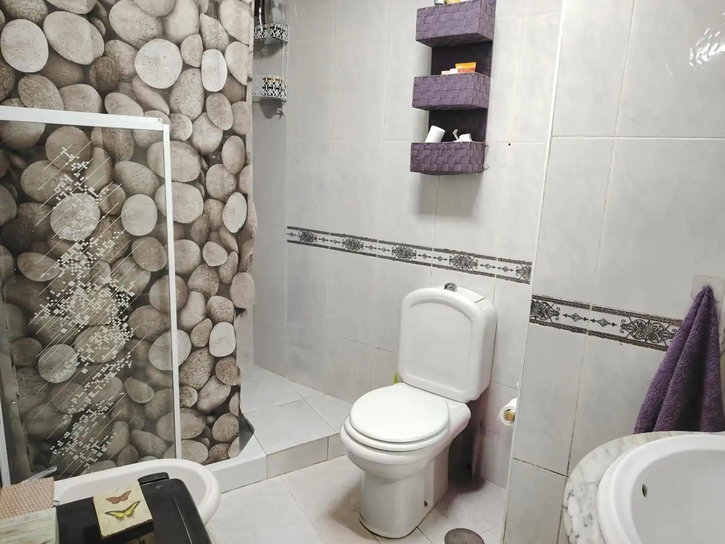 Baño de Casa adosada en venta en Baiona con Calefacción