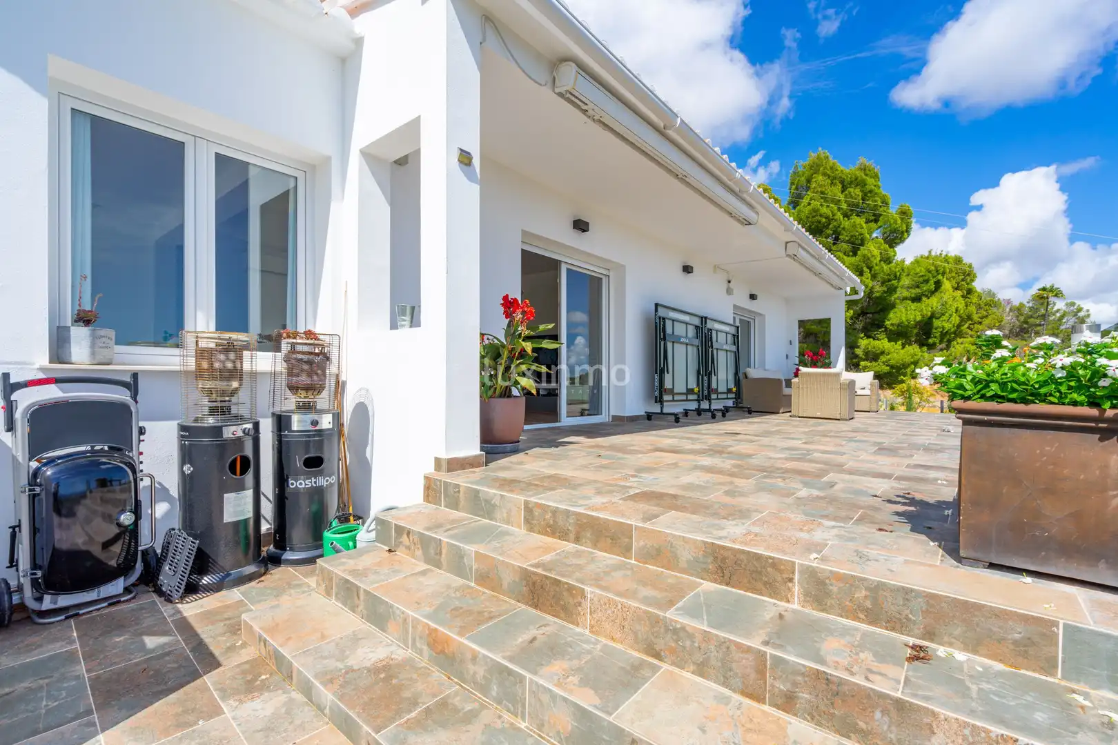 Außenansicht von Haus oder Chalet zum Verkauf in Calpe / Calp mit Klimaanlage, Heizung und Terrasse