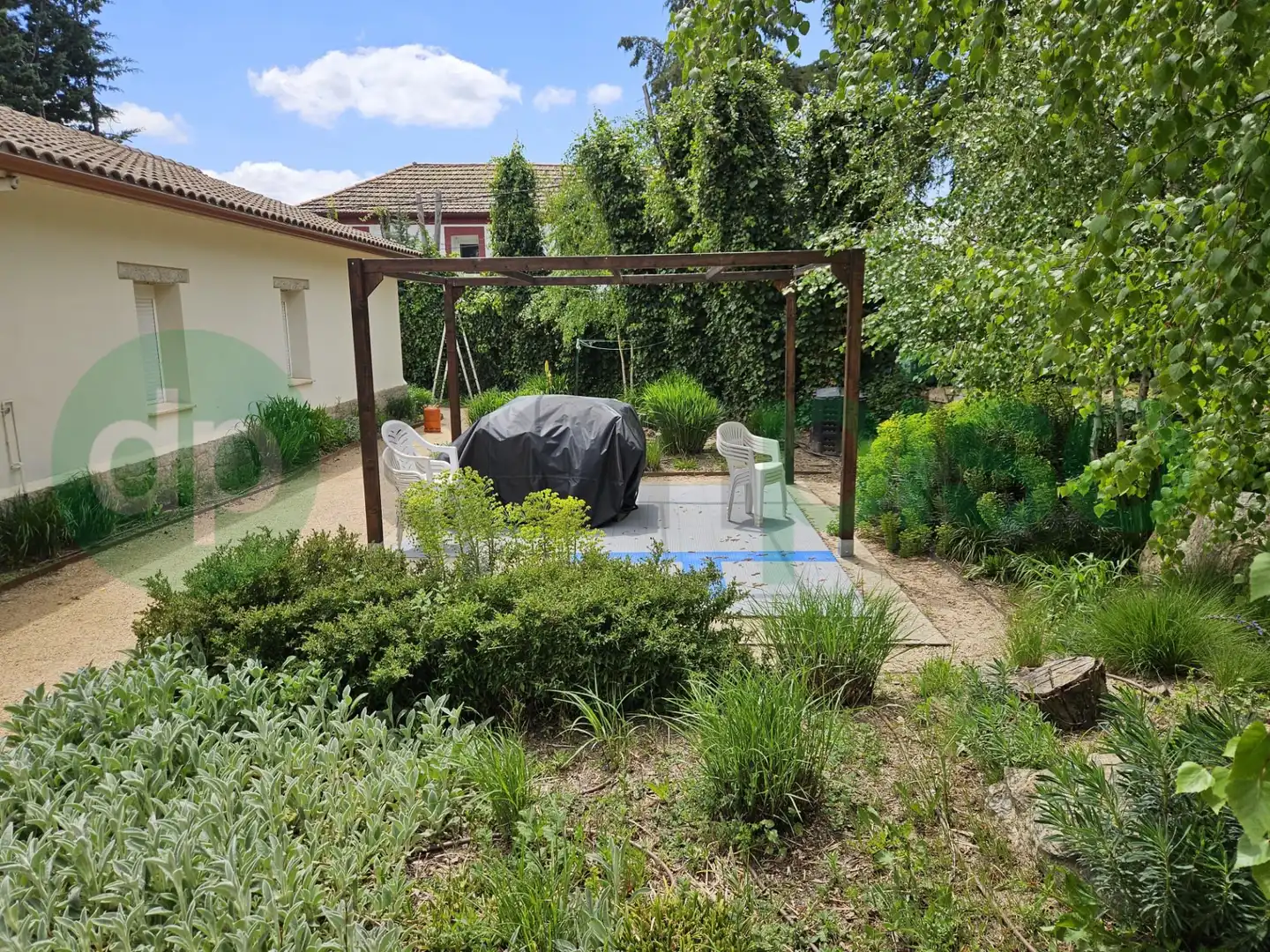 Terrassa de Casa o xalet en venda en Robledo de Chavela amb Calefacció, Jardí privat i Terrassa