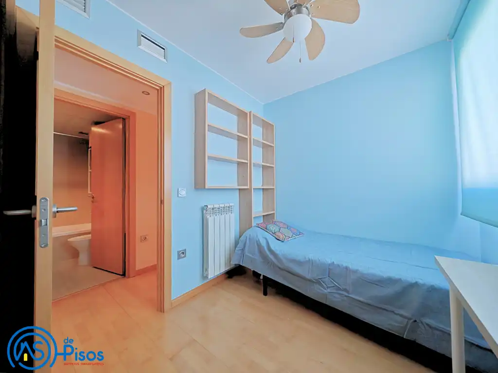 Habitación de Piso de alquiler en Cadrete con Calefacción, Jardín privado y Parquet