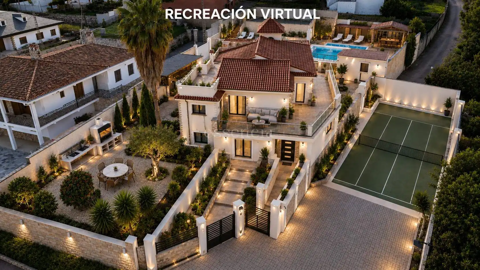 Vista exterior de Casa o xalet en venda en El Real de Gandia amb Jardí privat, Terrassa i Traster