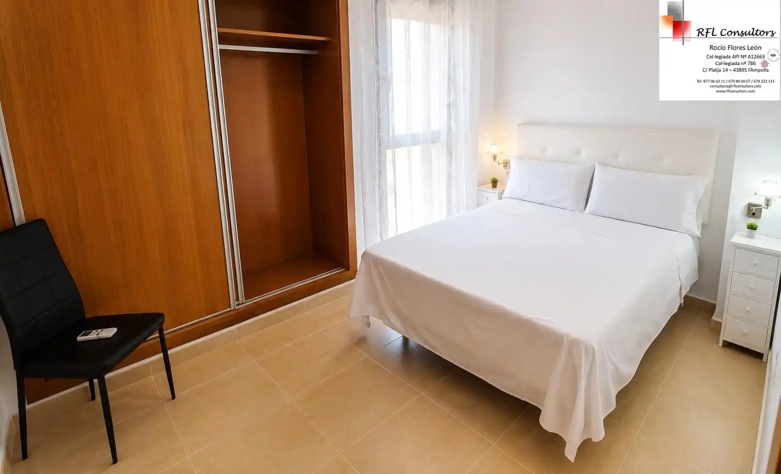 Bedroom of Apartments for rent in Torreblanca  with Air Conditioner, Heating and Terrace