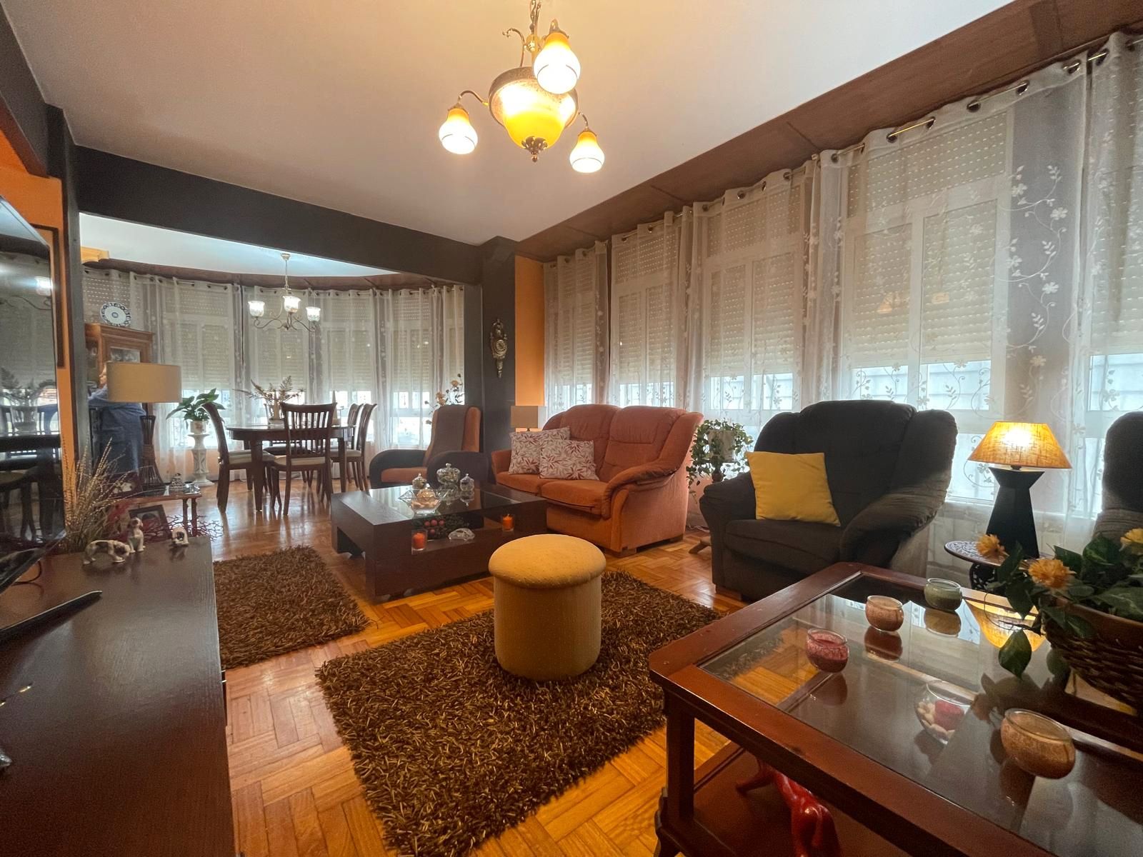 Living room of Duplex for sale in Ferrol  with Heating and Furnished