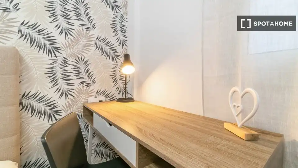 Habitación de Piso de alquiler en Barcelona con Aire acondicionado, Calefacción y Amueblado