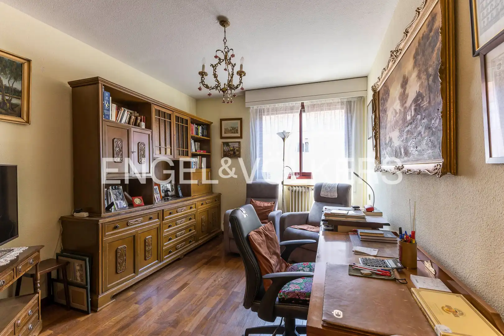 Wohnzimmer von Wohnung zum Verkauf in Madrid mit Heizung, Parkett und Abstellraum