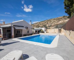Swimming pool of House or chalet for sale in Elche de la Sierra  with Air Conditioner, Terrace and Swimming Pool