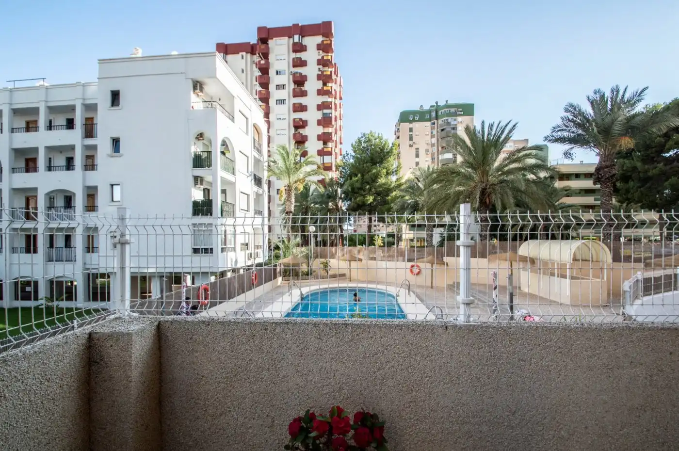 Swimming pool of Flat for rent in Roquetas de Mar  with Terrace and Community pool