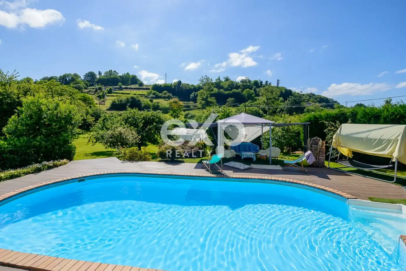 Garden of Houses for sale in Langreo  with Heating, Private garden and Swimming Pool