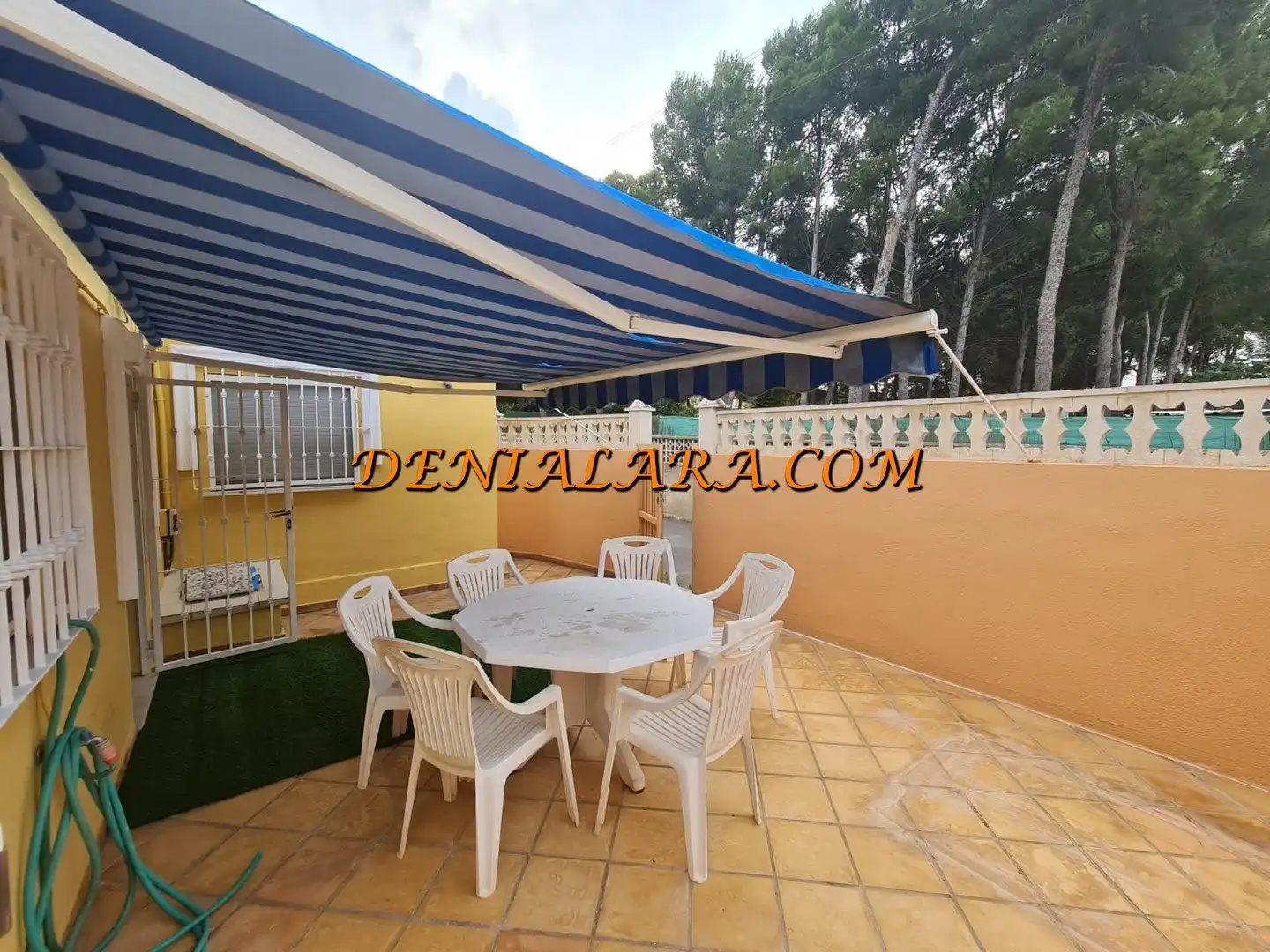 Terraza de Casa o chalet de alquiler en Dénia con Aire acondicionado, Calefacción y Jardín privado