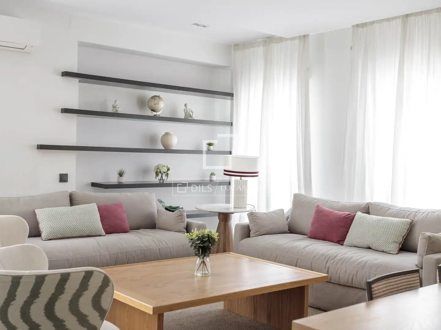 Living room of Flat for rent in Barrio de Salamanca