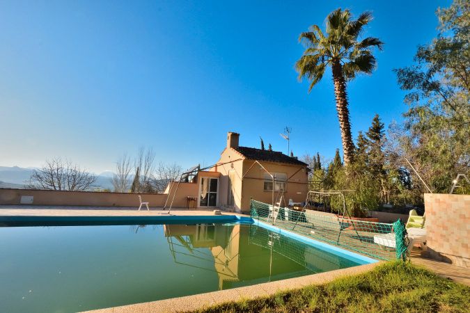 Swimming pool of House or chalet for sale in Ronda  with Air Conditioner, Private garden and Terrace