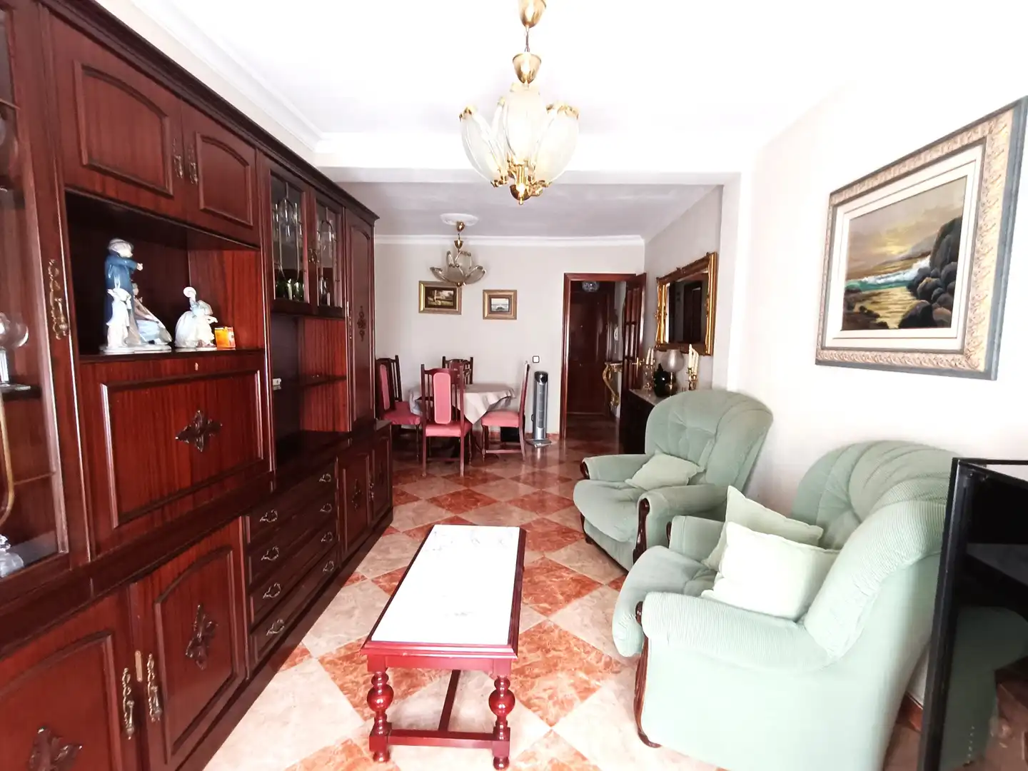 Sala de estar de Piso en venta en Sevilla con Aire acondicionado, Calefacción y Terraza