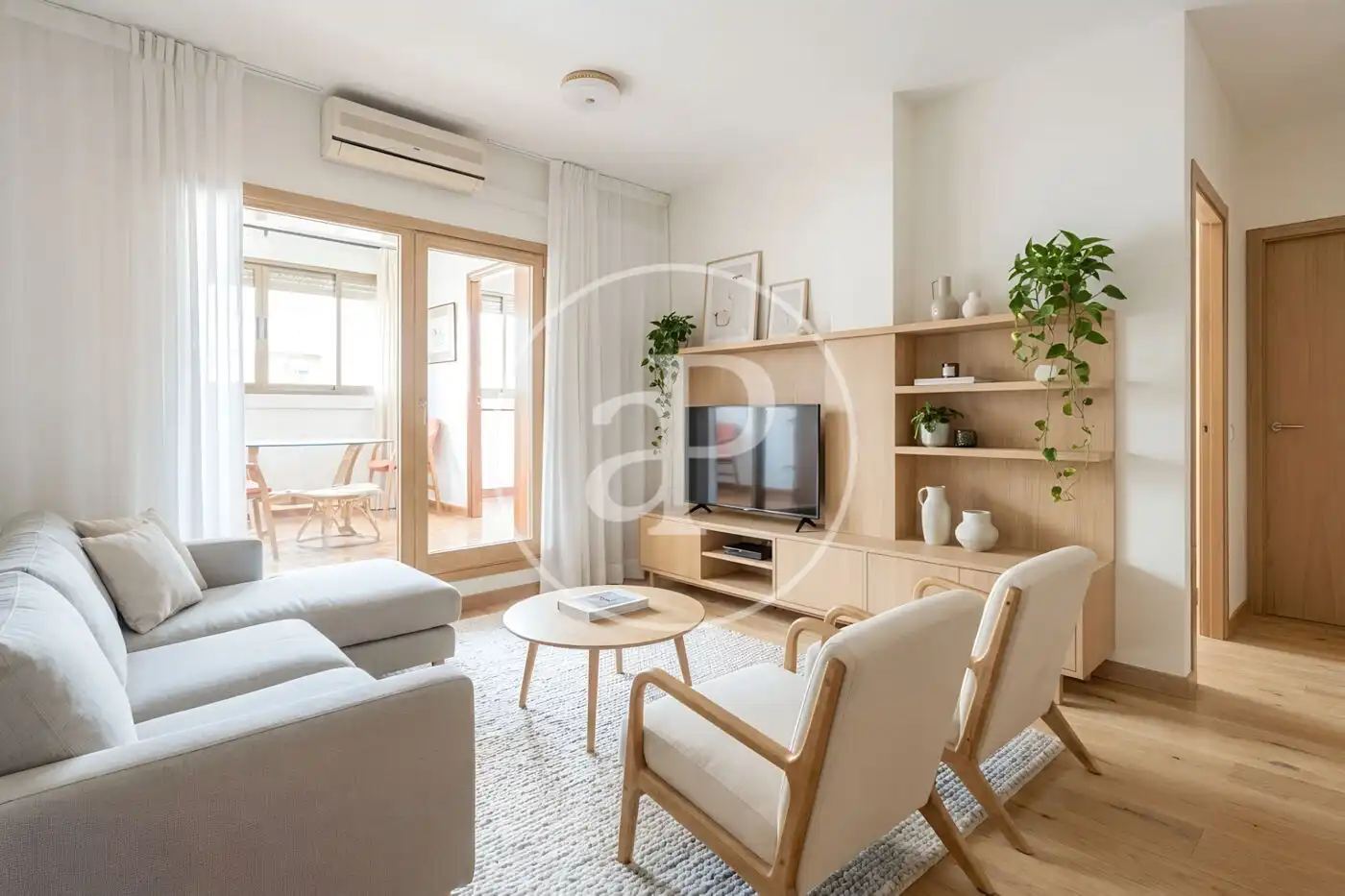 Living room of Flat for sale in Madrid  with Air Conditioner, Heating and Terrace