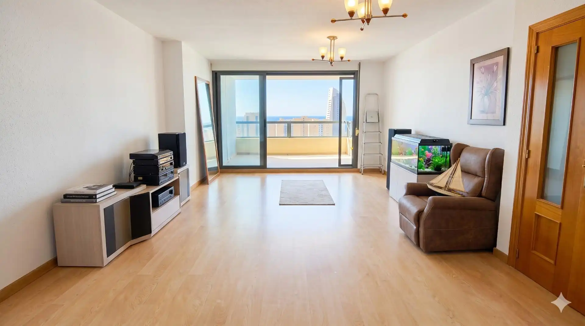 Sala de estar de Piso en venta en Benidorm con Aire acondicionado, Jardín privado y Terraza