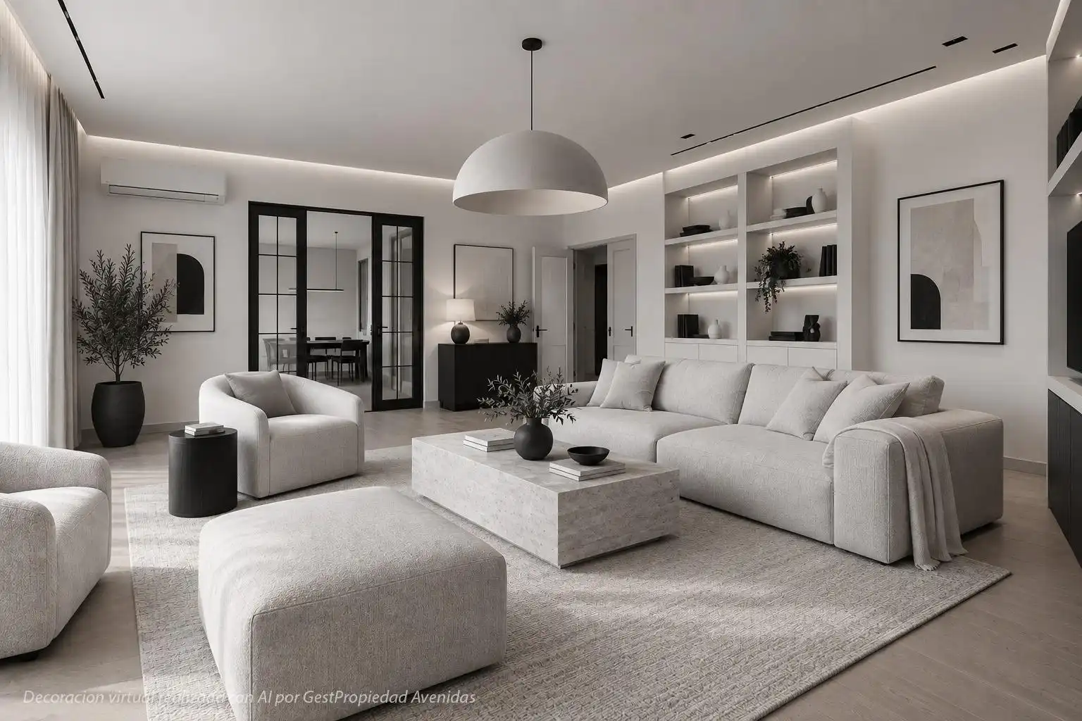 Living room of Flat for sale in  Palma de Mallorca  with Air Conditioner, Private garden and Terrace
