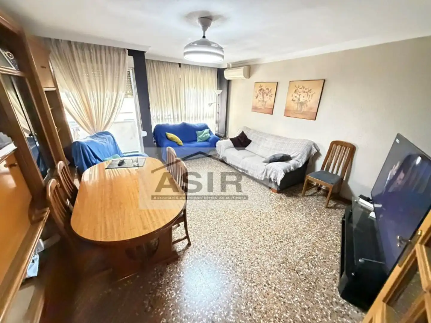 Sala de estar de Piso en venta en Alzira con Terraza