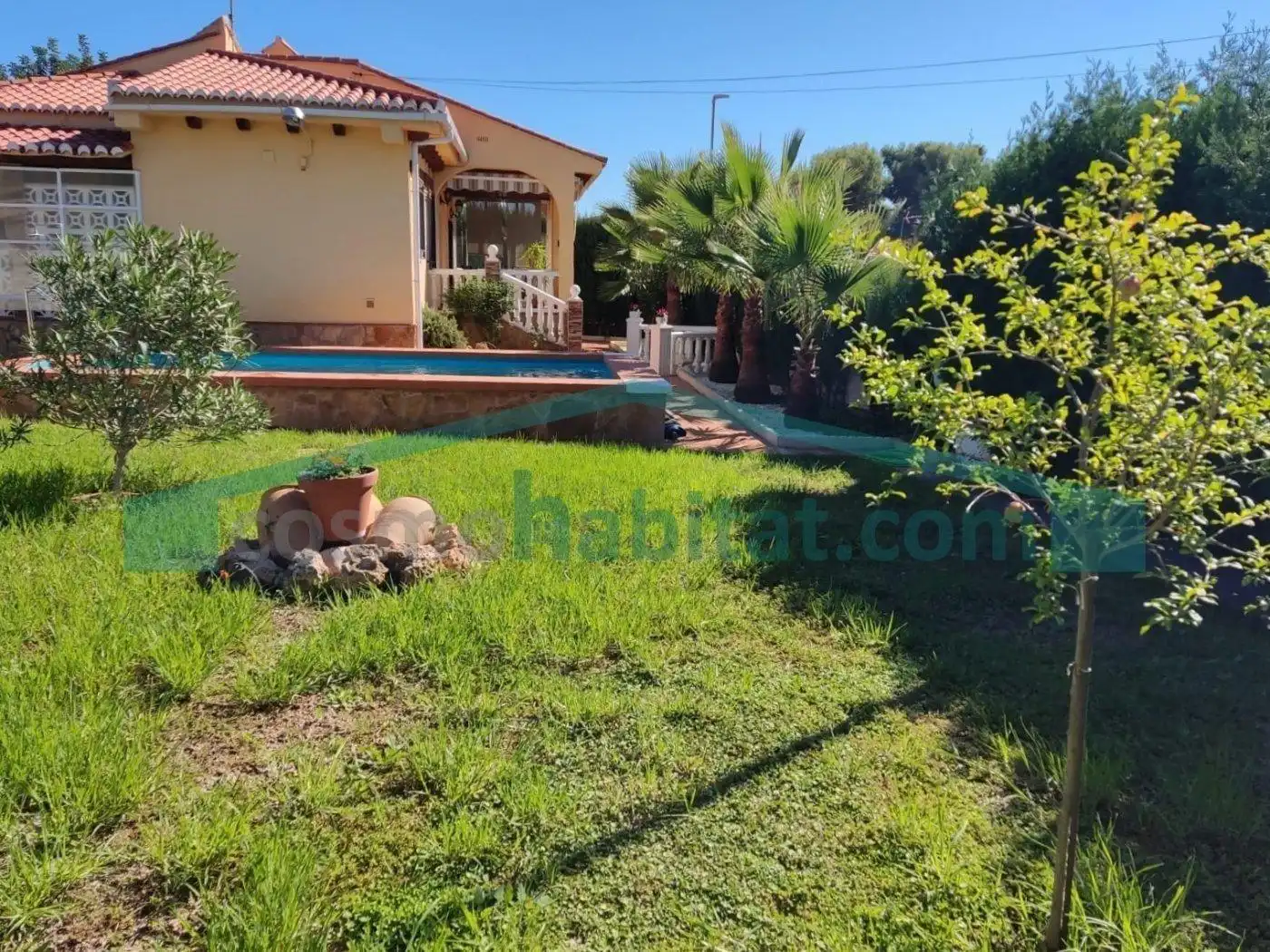 Jardí de Casa o xalet de lloguer en Náquera amb Aire condicionat, Jardí privat i Terrassa