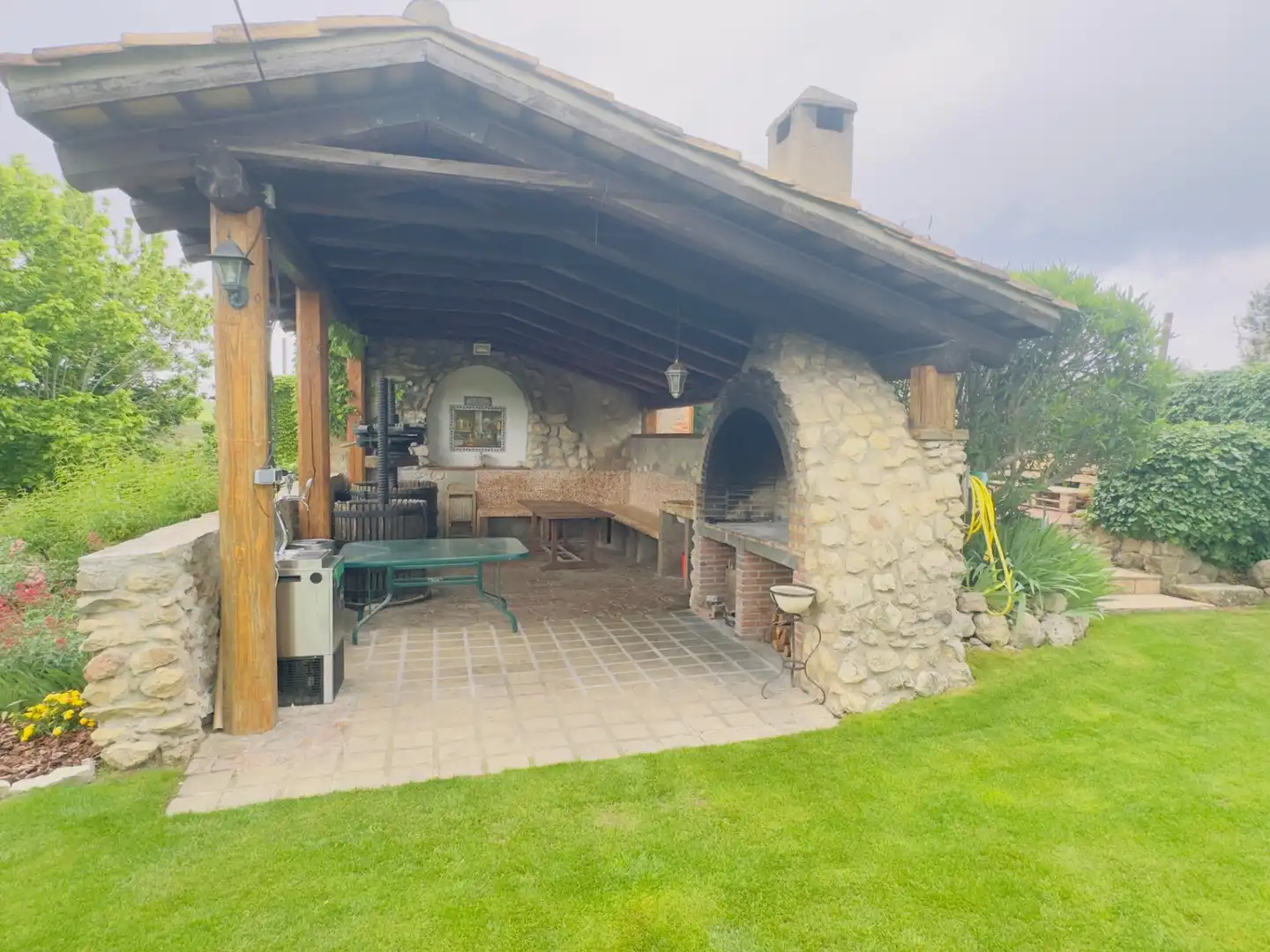 Terraza de Finca rústica en venta en Sant Sadurní d'Anoia con Aire acondicionado, Calefacción y Jardín privado