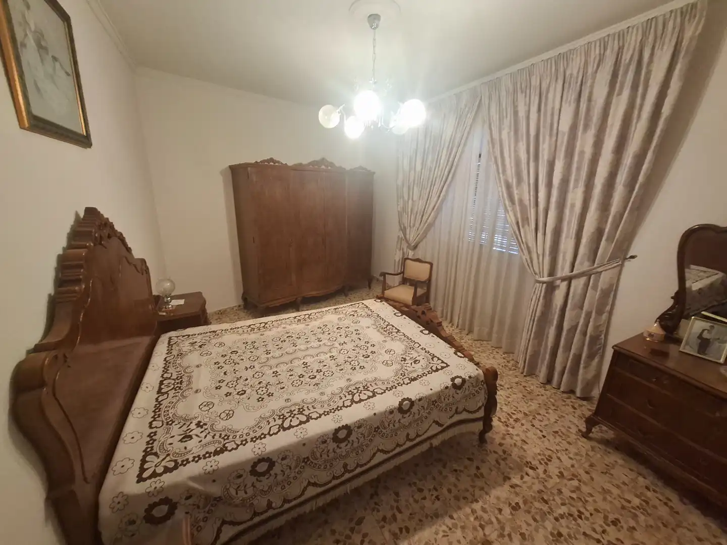 Habitación de Casa adosada en venta en Carrión de Calatrava con Calefacción, Terraza y Trastero
