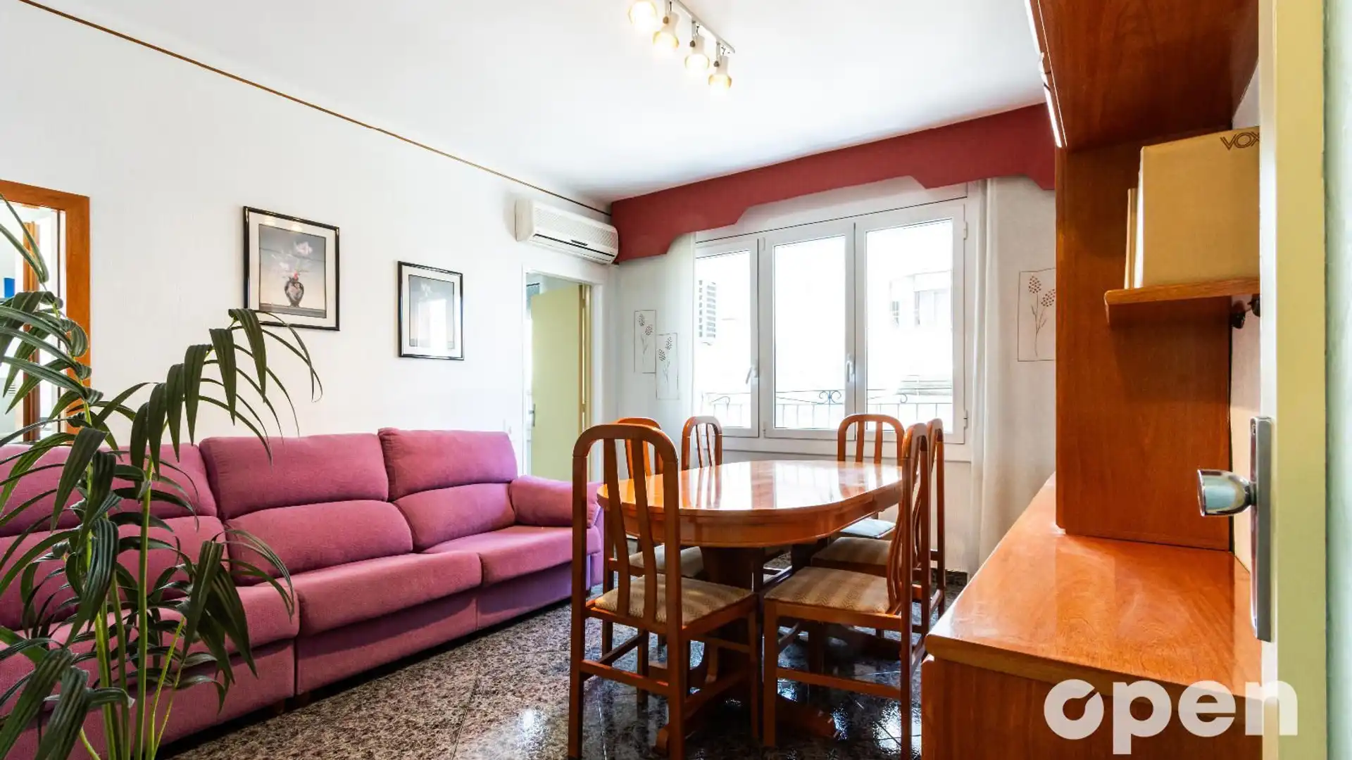 Sala d'estar de Pis en venda en Terrassa amb Aire condicionat i Calefacció