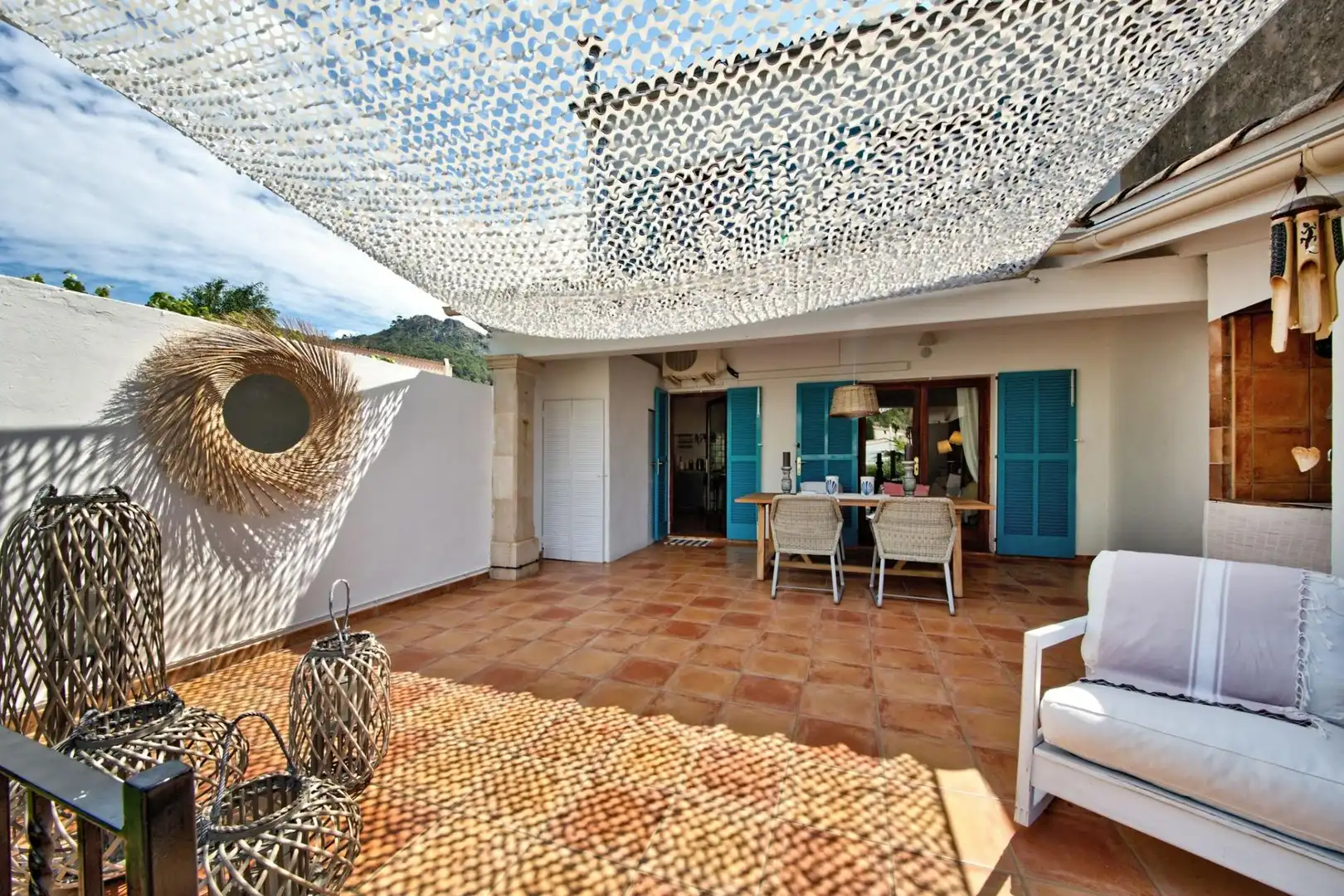 Terraza de Casa adosada de alquiler en Andratx con Aire acondicionado, Jardín privado y Terraza