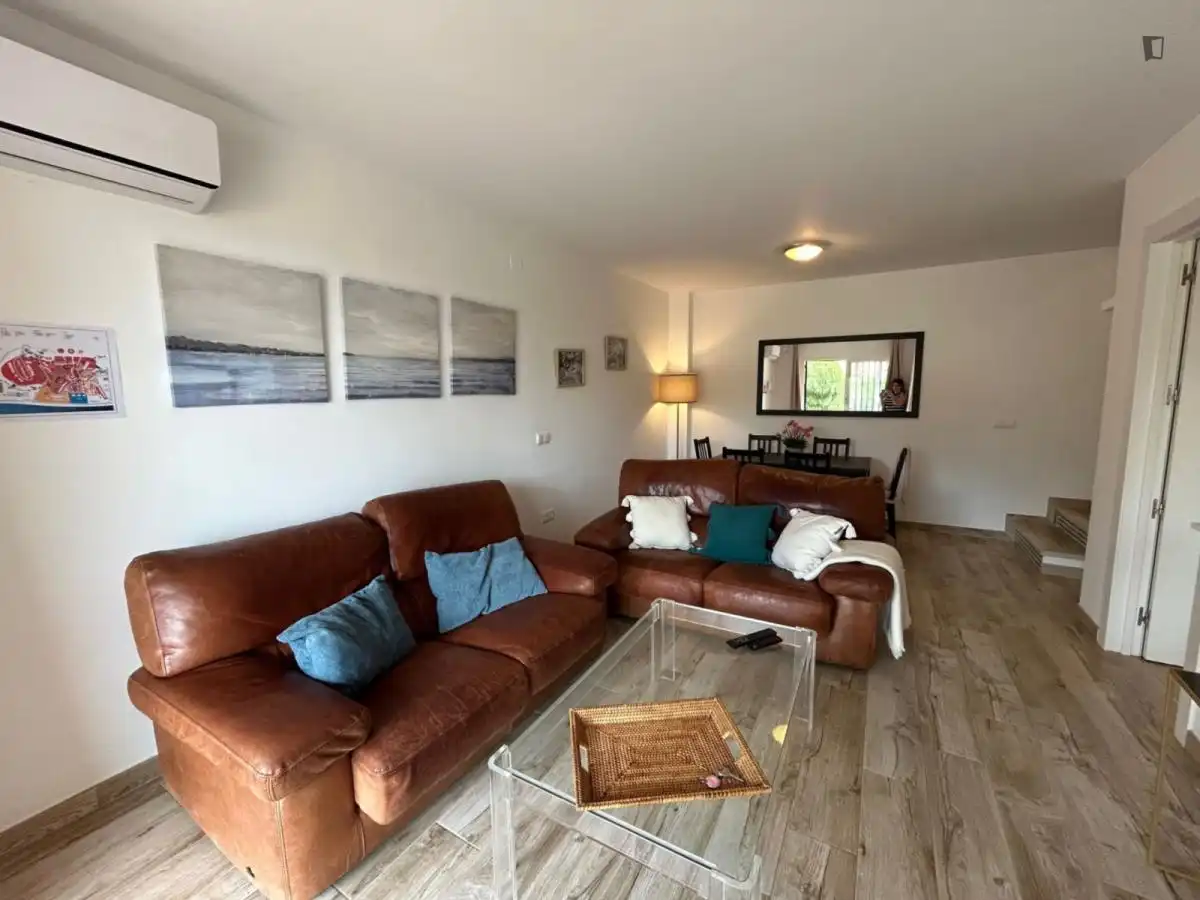 Sala d'estar de Casa o xalet de lloguer en Mijas amb Moblat, Forn i Es permeten mascotes