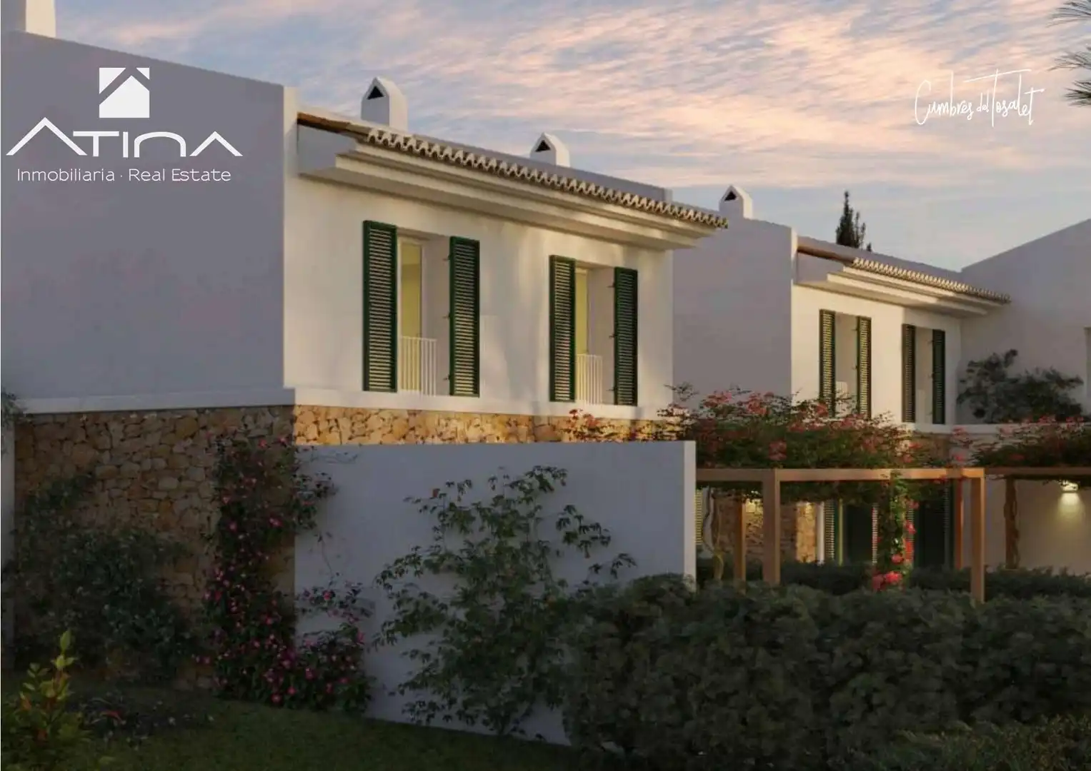 Vista exterior de Casa adosada en venta en Jávea / Xàbia con Aire acondicionado, Jardín privado y Terraza