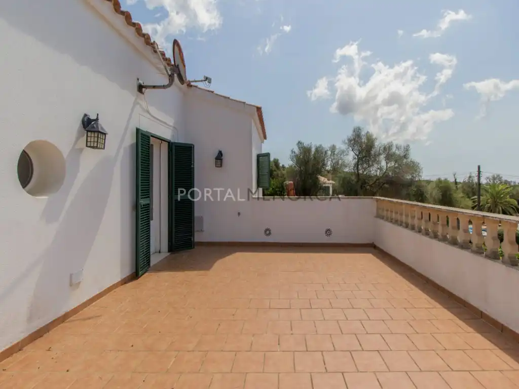 Terrassa de Casa o xalet en venda en Alaior amb Aire condicionat, Jardí privat i Piscina