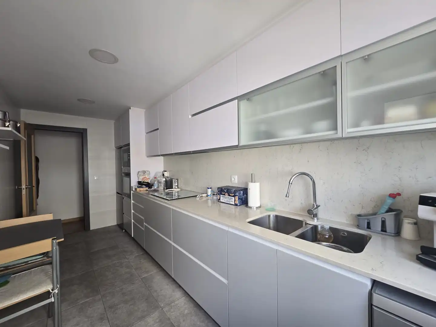 Cocina de Piso en venta en Castellón de la Plana / Castelló de la Plana con Aire acondicionado, Parquet y Trastero