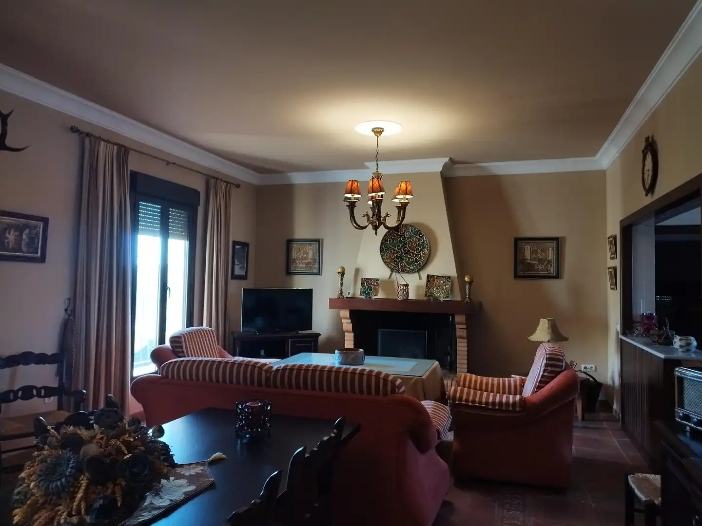 Sala d'estar de Finca rústica en venda en Berlanga amb Aire condicionat, Jardí privat i Piscina