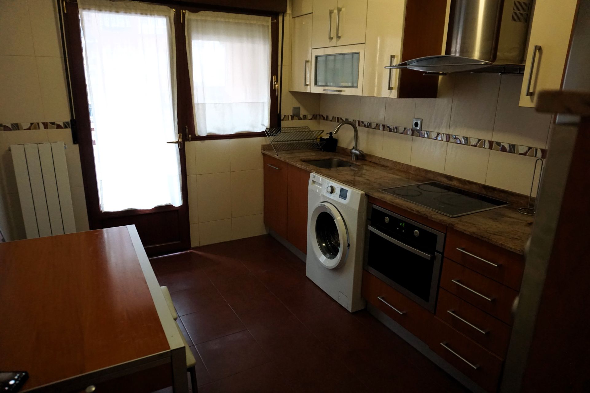 Kitchen of Flat for sale in Basauri   with Heating, Furnished and Balcony