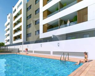 Swimming pool of Flat for sale in Badajoz Capital  with Air Conditioner, Heating and Terrace